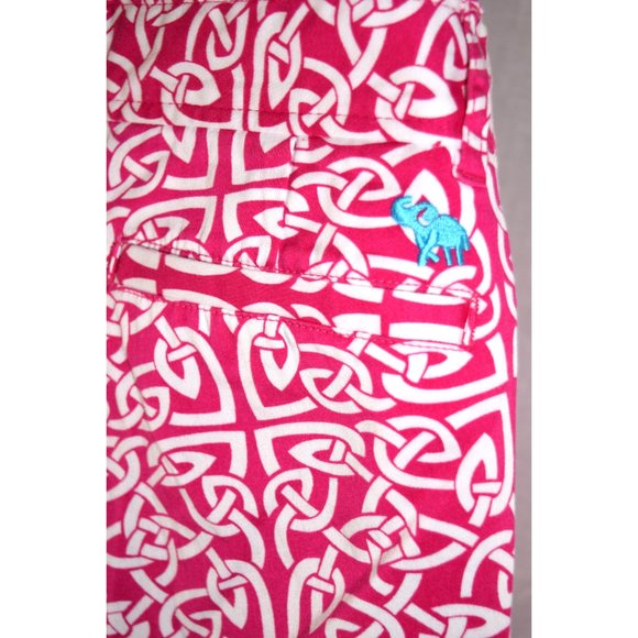 Tracy Negoshian Pink/ White Shorts size 6 - Picture 4 of 4